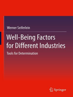 cover image of Well-Being Factors for Different Industries